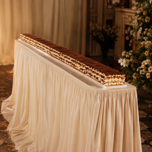 Carica l'immagine nel visualizzatore di Gallery, Torta di matrimonio lunga a strati con crema e cacao